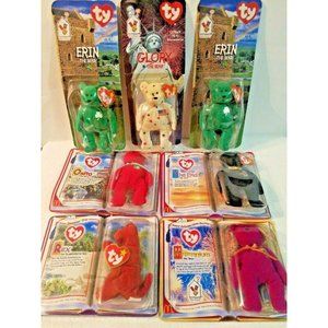 TY Retired Beanie Babies Bundle- Lot Of 7 Pieces